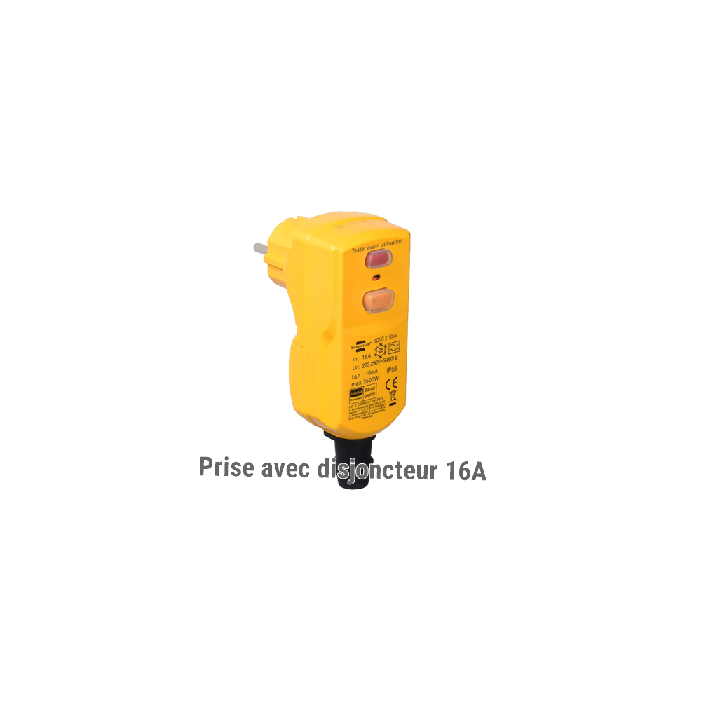 Prise disjoncteur 16A