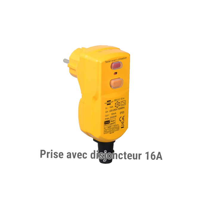 Prise disjoncteur 16A