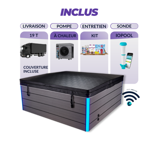 Spa 4 places Manhattan - Pack ECO MAX