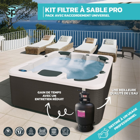 Kit filtre à sable avec balles filtrantes