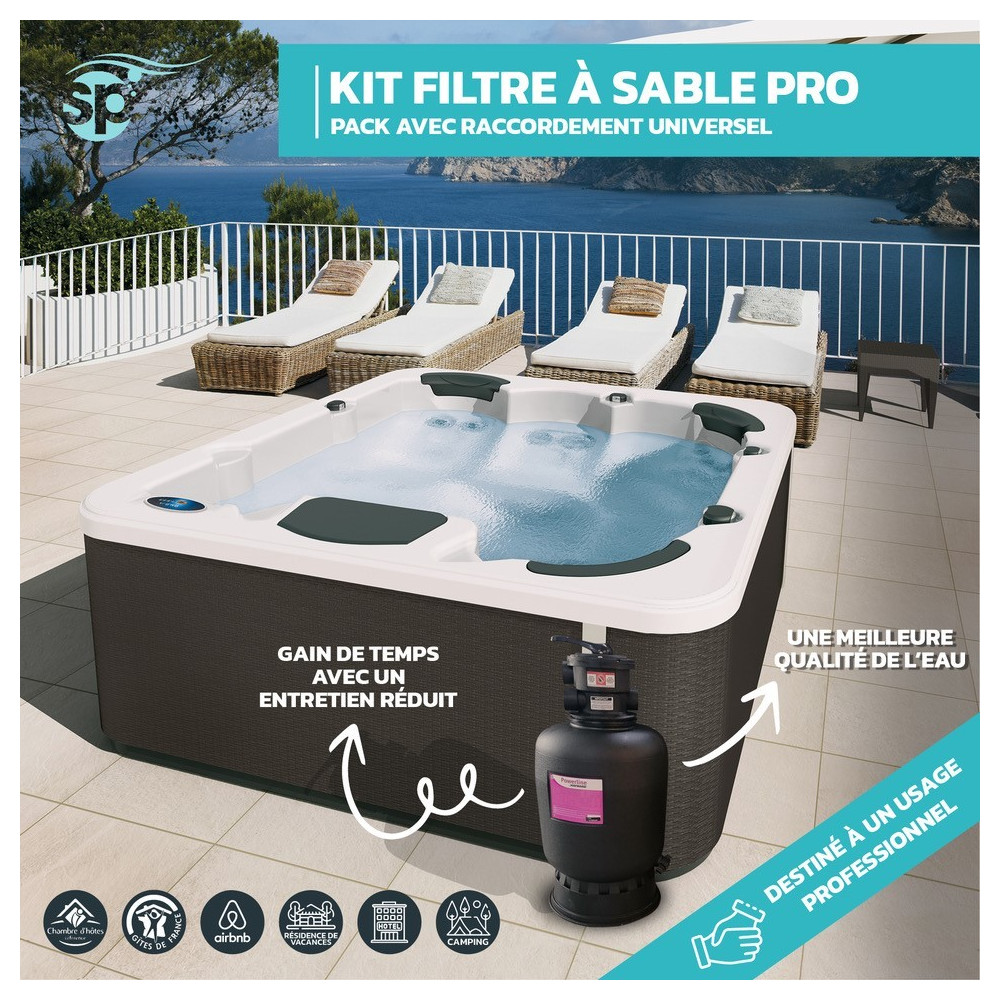 Kit filtre à sable avec balles filtrantes