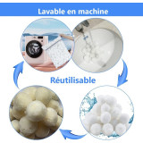 Kit Filtre à sable avec balles filtrantes réutilisables