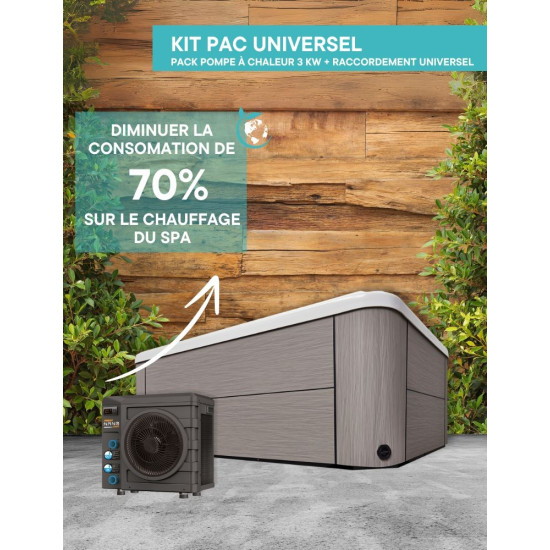 Pompe à chaleur réversible pour spa