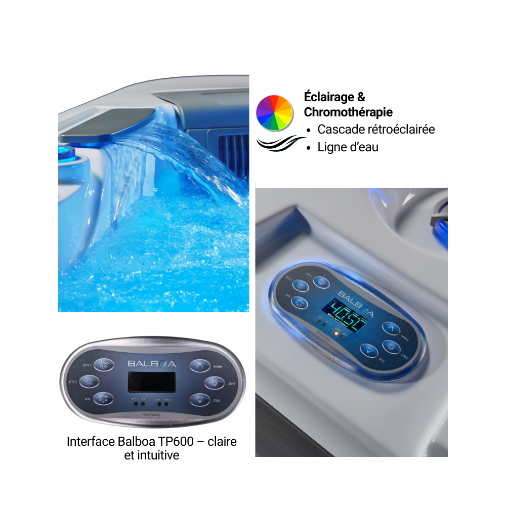 Spa 4 places Wellness 425 – Spa balnéo compact | Spa Promo
