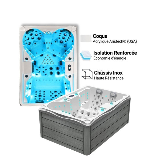 Spa 4 places Wellness 425 – Spa balnéo compact | Spa Promo