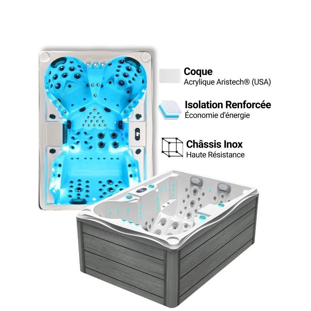 Spa 4 places Wellness 425 – Spa balnéo compact | Spa Promo