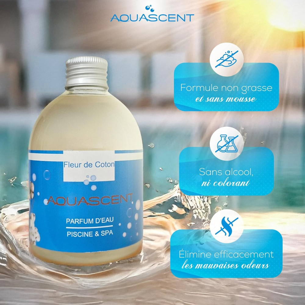 Parfum pour spas/jacuzzis FLEUR DE COTON - Aromathérapie