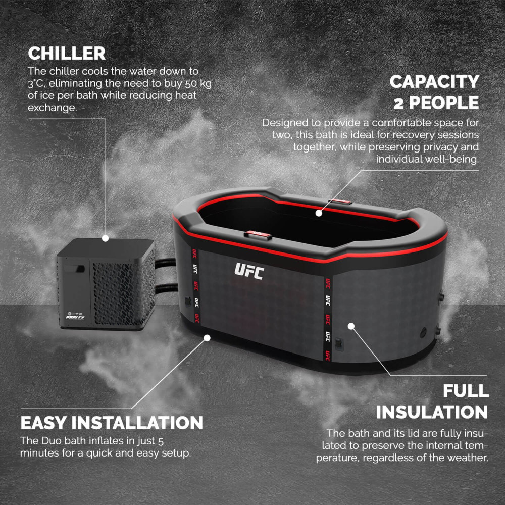 Spa Gonflable UFC Bain froid Duo Kit Chiller | Spa Promo