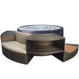 Spa semi rigide 4 places mobilier inclus