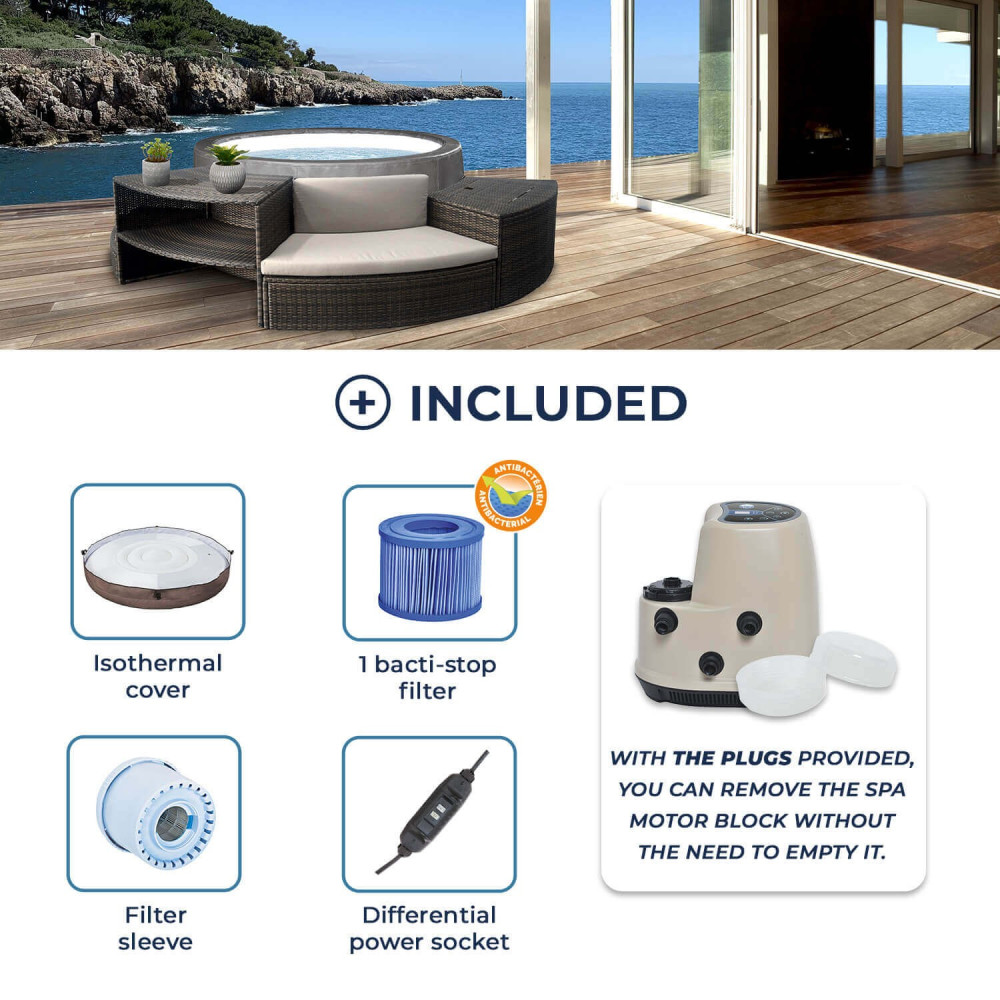 Spa semi rigide NetSpa Vita PREMIUM 6 places | Spa Promo