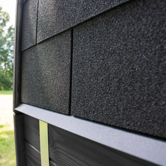 Sauna Holl’s Onyxia Cube Thermowood | Sauna extérieur