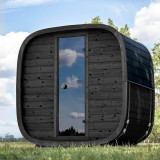 Sauna Holl’s Onyxia Cube Thermowood | Sauna extérieur