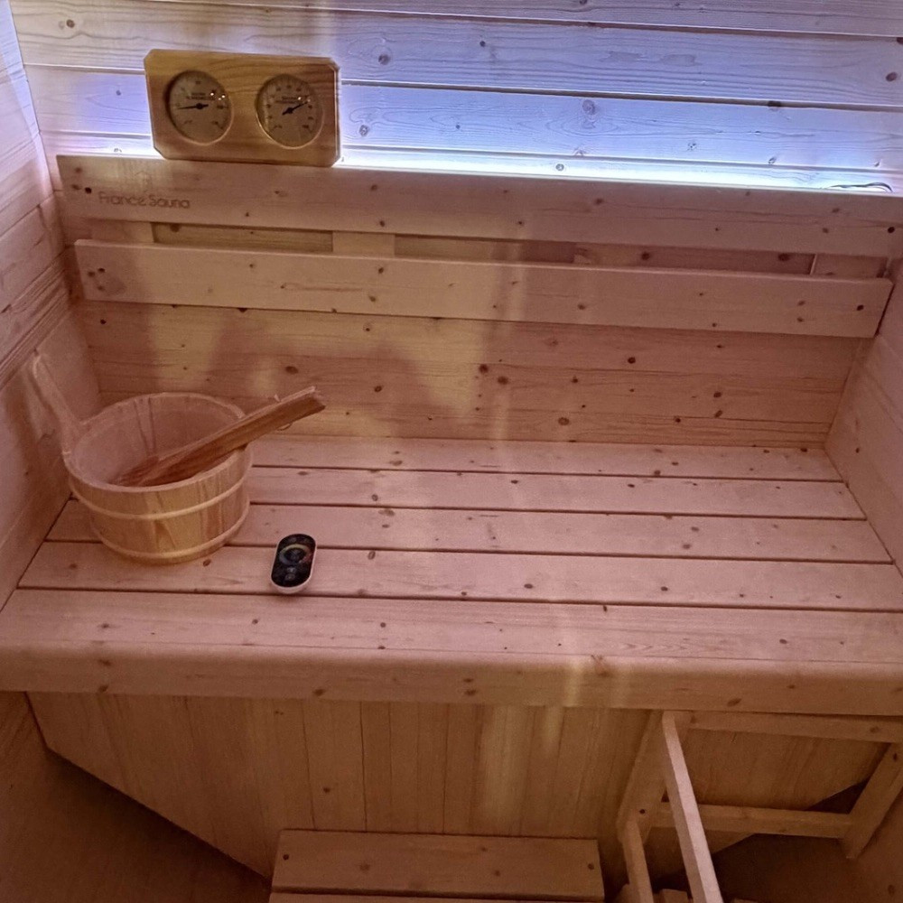 Sauna Gaïa Urban | Sauna extérieur en épicéa | Spa Promo