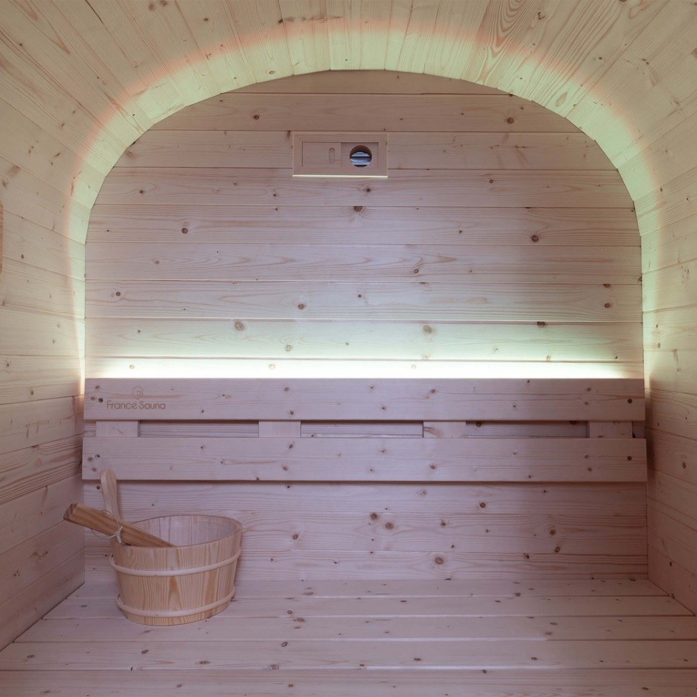 Sauna Gaïa Urban | Sauna extérieur en épicéa | Spa Promo