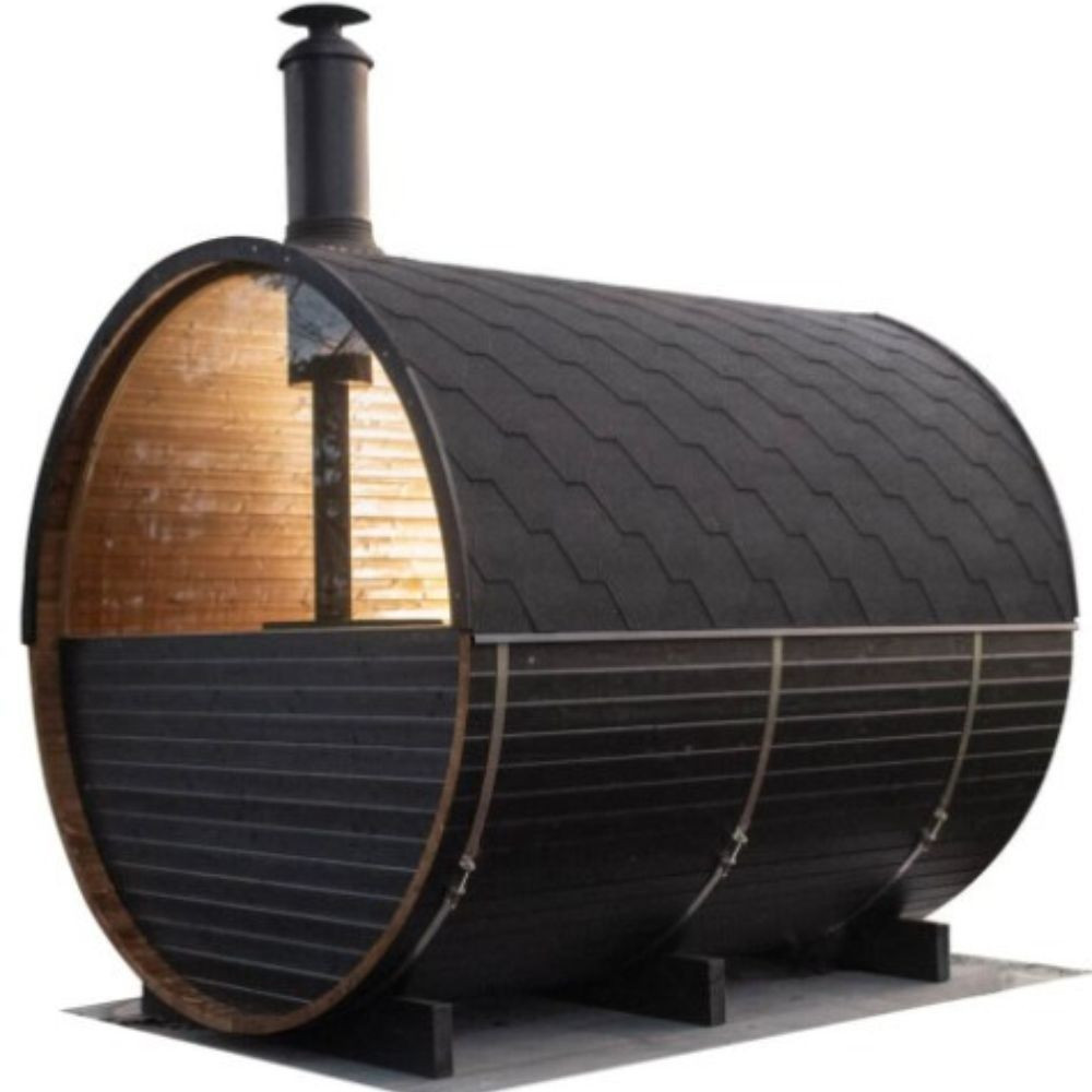 Sauna Holl’s Onyxia Barrel | Sauna extérieur 6 places
