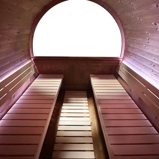 Sauna Holl’s Onyxia Barrel | Sauna extérieur 6 places