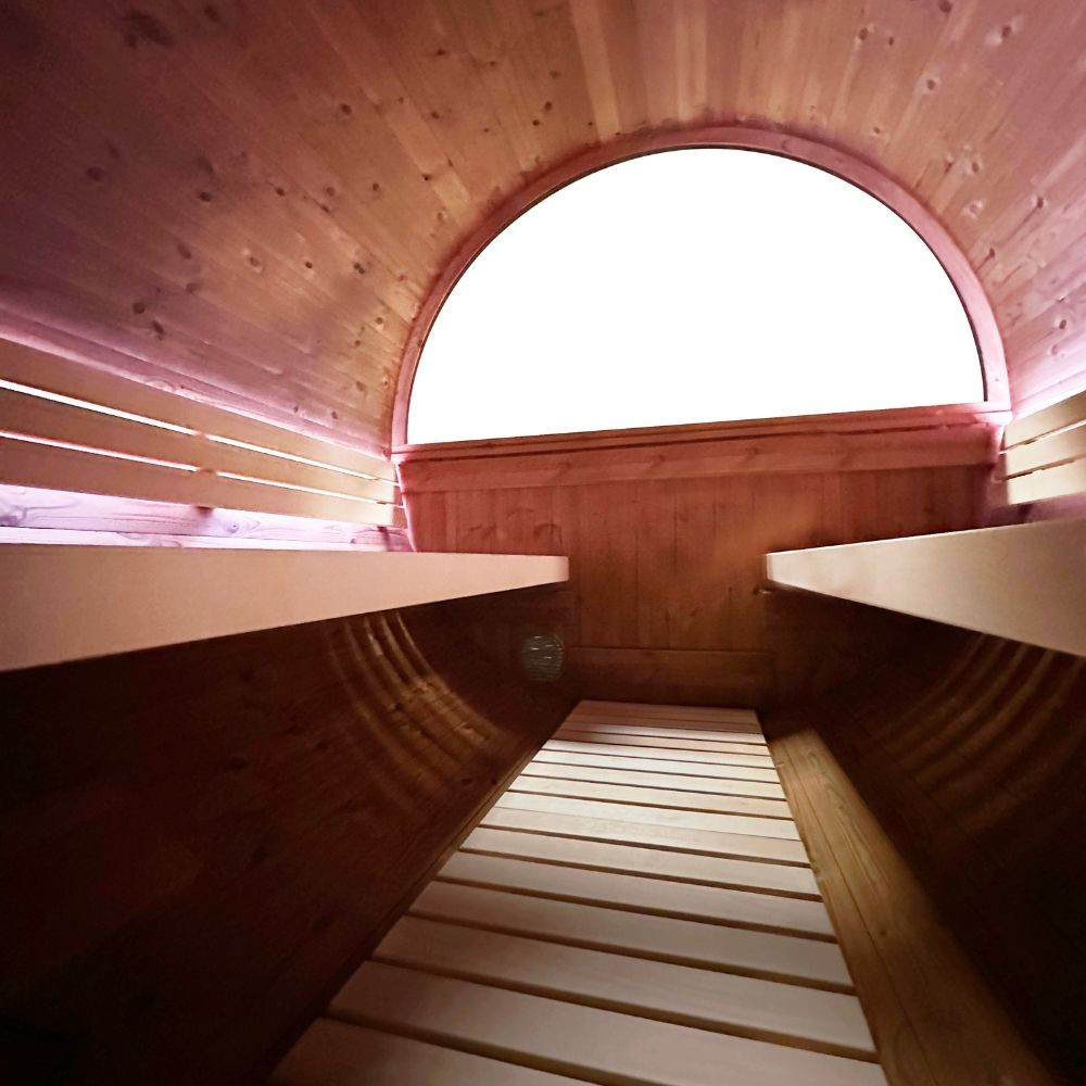 Sauna Holl’s Onyxia Barrel | Sauna extérieur 6 places