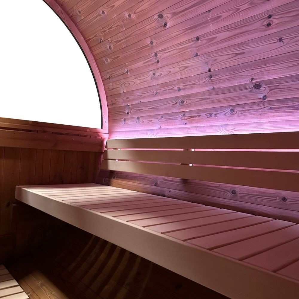 Sauna Holl’s Onyxia Barrel | Sauna extérieur 6 places