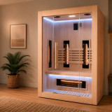 Sauna Sense 2 places | Sauna infrarouge Dual Healthy
