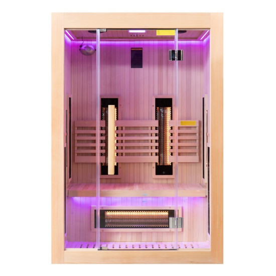Sauna Sense 2 places | Sauna infrarouge Dual Healthy