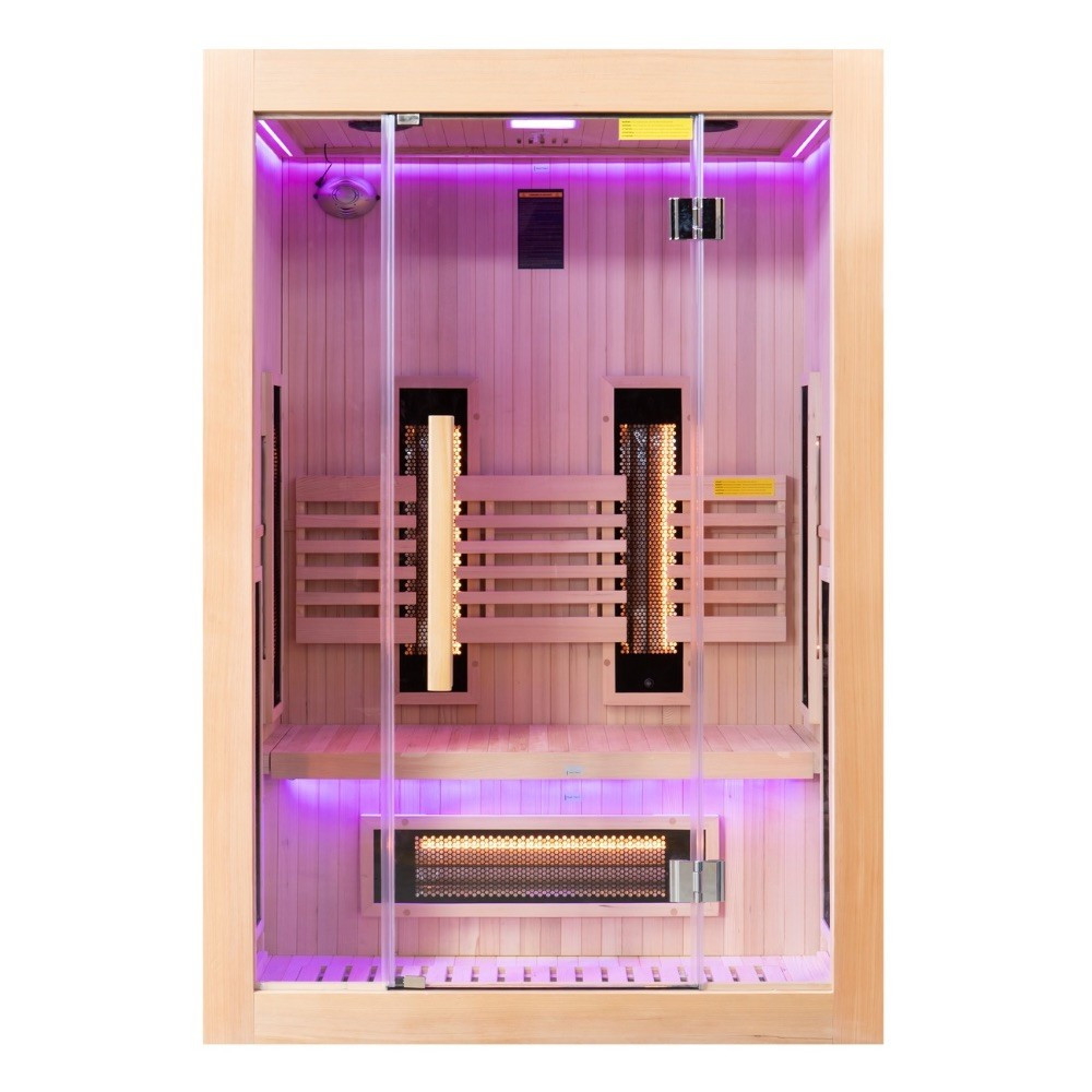 Sauna Sense 2 places | Sauna infrarouge Dual Healthy