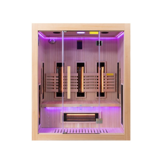 Sauna Sense 3 places | Sauna infrarouge Dual Healthy
