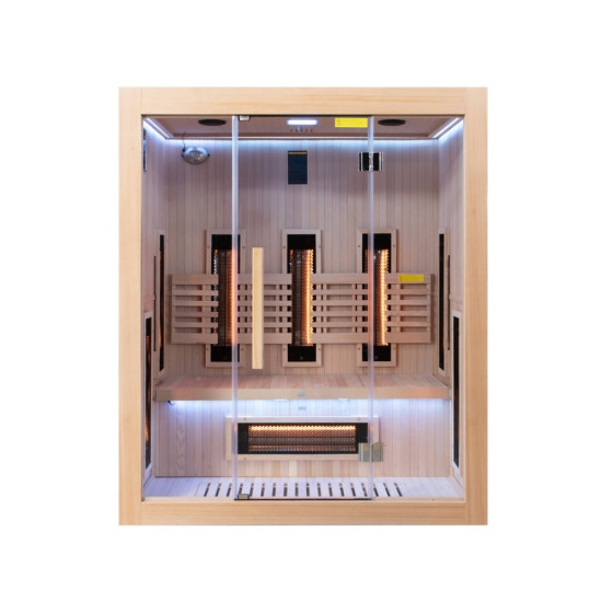 Sauna Sense 3 places | Sauna infrarouge Dual Healthy