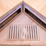Sauna Sense Apollon 2 places angulaire | Sauna infrarouge
