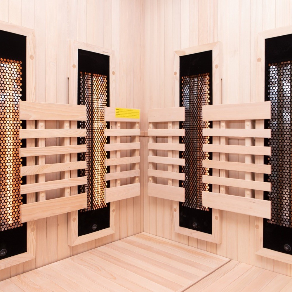 Sauna Sense Apollon 2 places angulaire | Sauna infrarouge