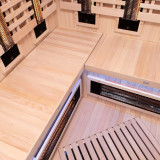Sauna Sense Apollon 2 places angulaire | Sauna infrarouge