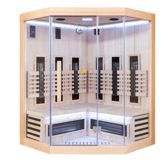 Sauna Sense Apollon 2 places angulaire | Sauna infrarouge