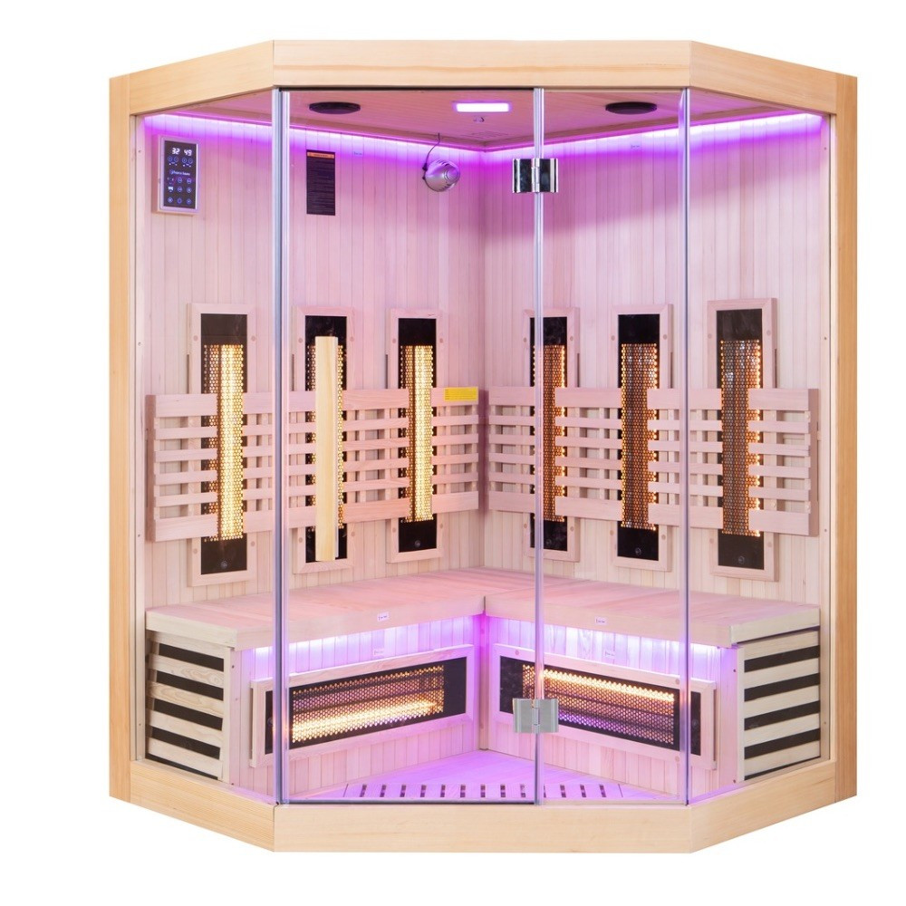 Sauna Sense Apollon 2 places angulaire | Sauna infrarouge