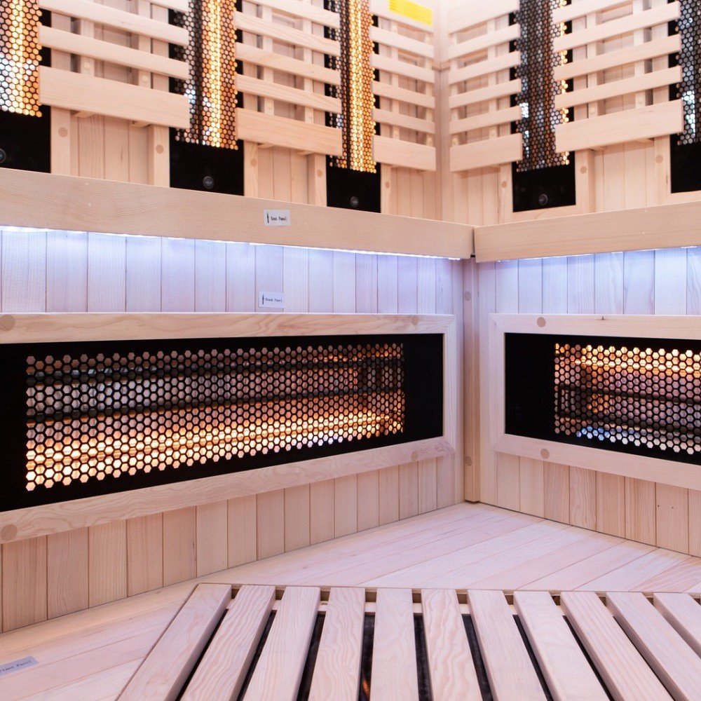 Sauna Sense Apollon 2 places angulaire | Sauna infrarouge