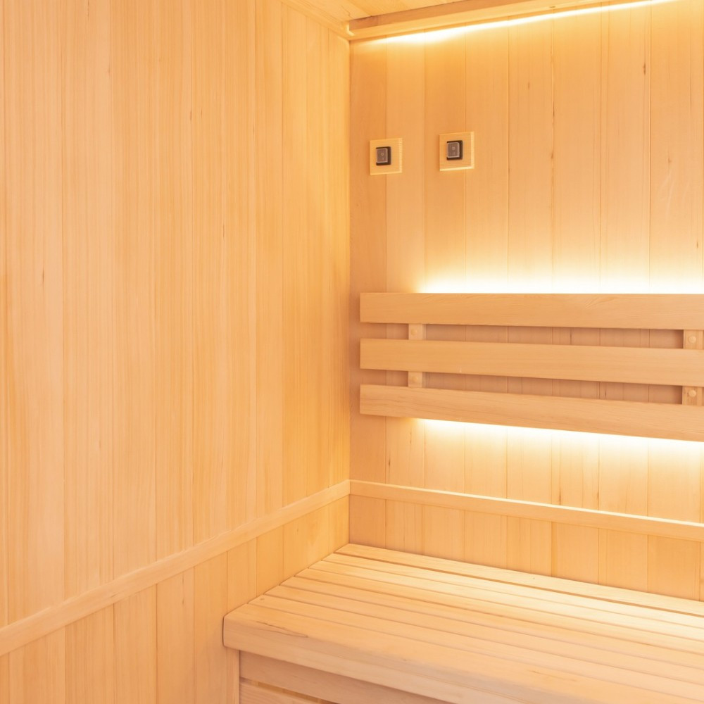 Sauna Zen 3 places angulaire | Sauna traditionnel |Spa Promo