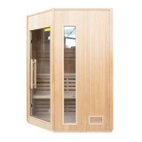 Sauna Zen 3 places angulaire | Sauna traditionnel |Spa Promo