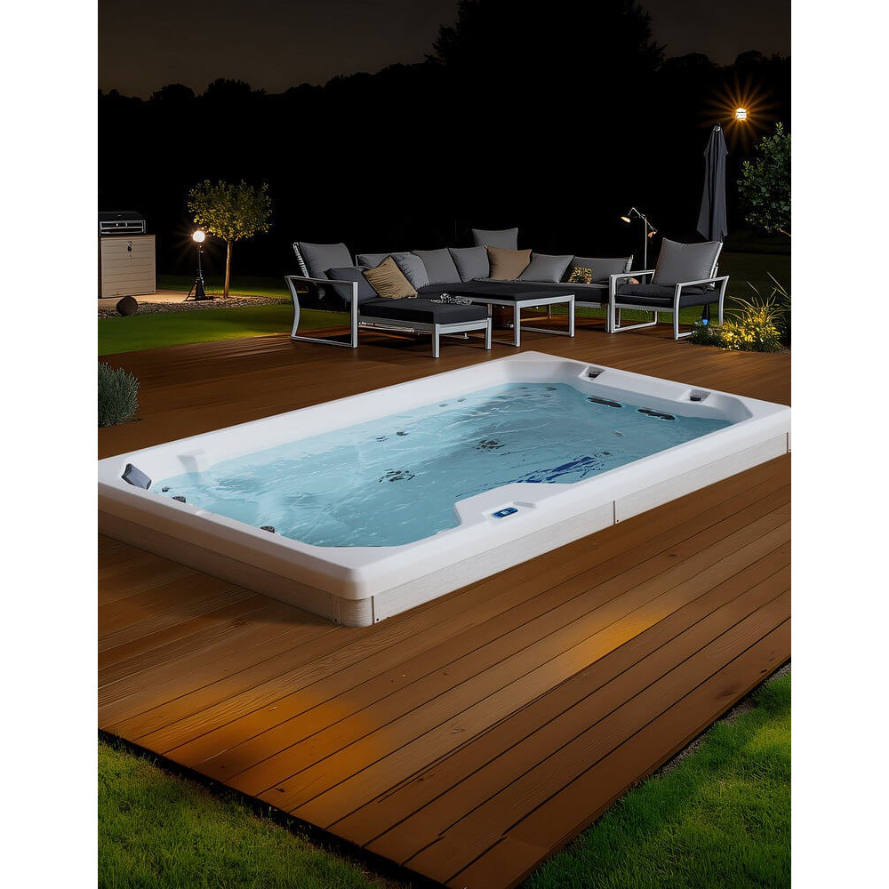 Spa de Nage Relax Spa 400 cm — 37 Jets, Chromothérapie