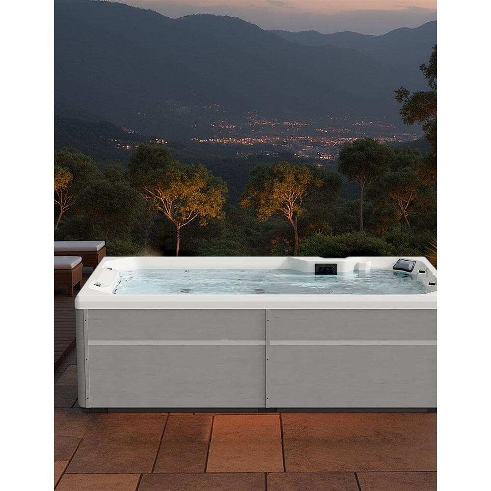 Spa de Nage Relax Spa 400 cm — 37 Jets, Chromothérapie